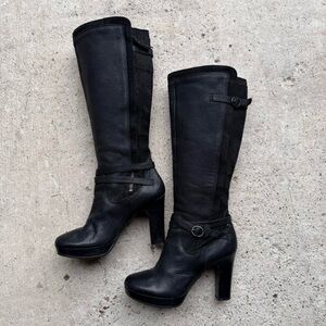 UGG Black Heeled Boots for Women